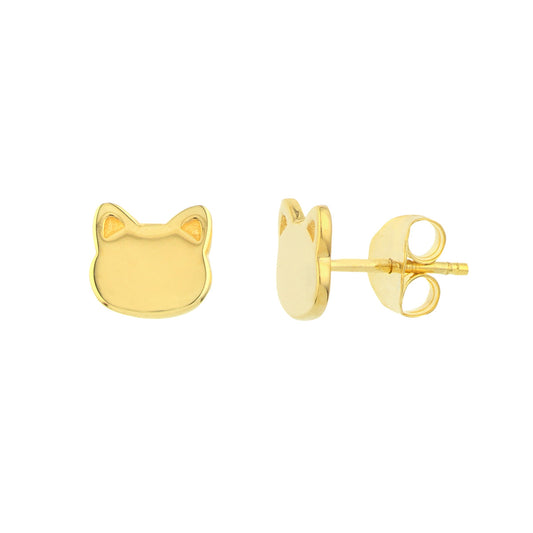 Cat Stud Earrings