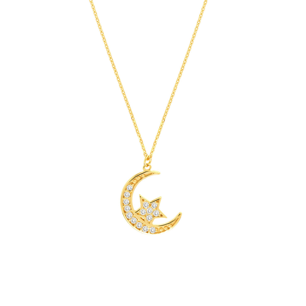 Moon & Star Necklace