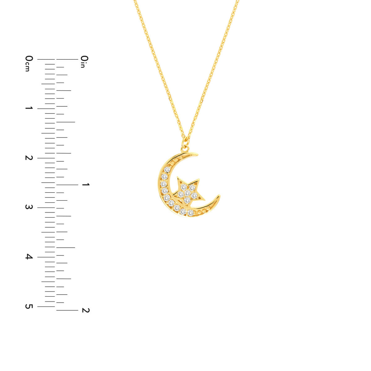 Moon & Star Necklace