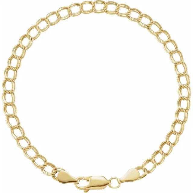 Gold Curb Bracelet