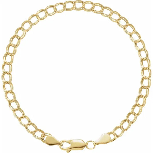 Gold Curb Bracelet