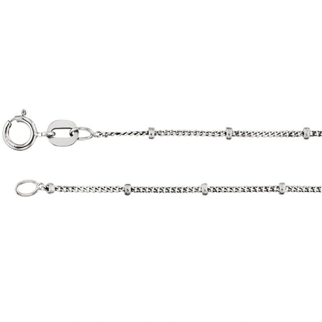 Gold Bead Chain Necklace