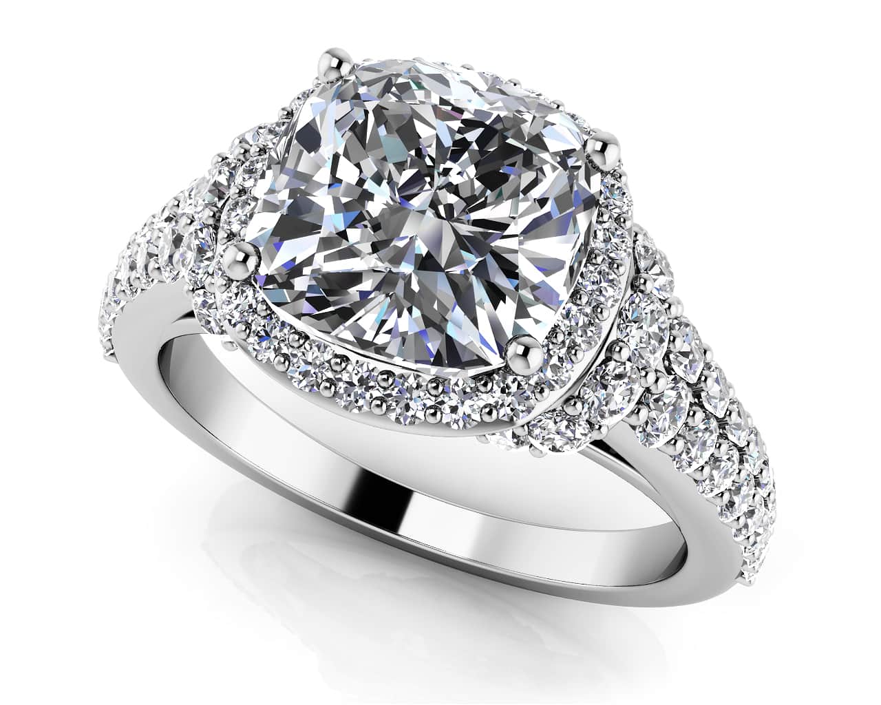 Cloud Nine Gold and Diamonds Engagement Ring