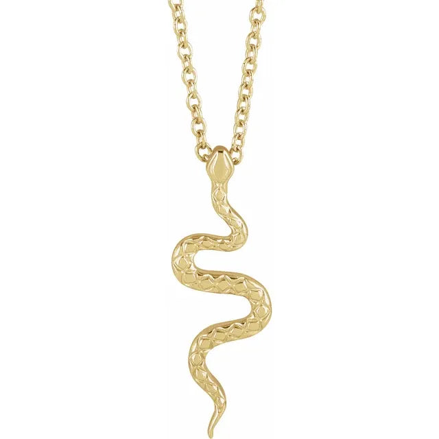 Gold Snake Necklace