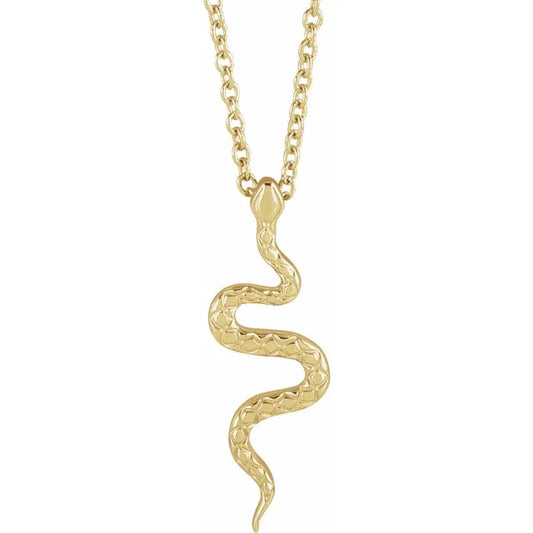 Gold Snake Necklace