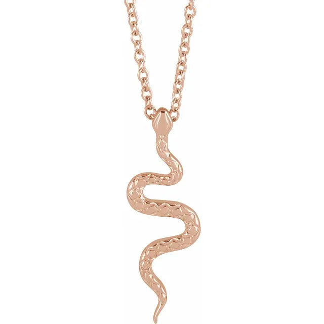 Gold Snake Necklace