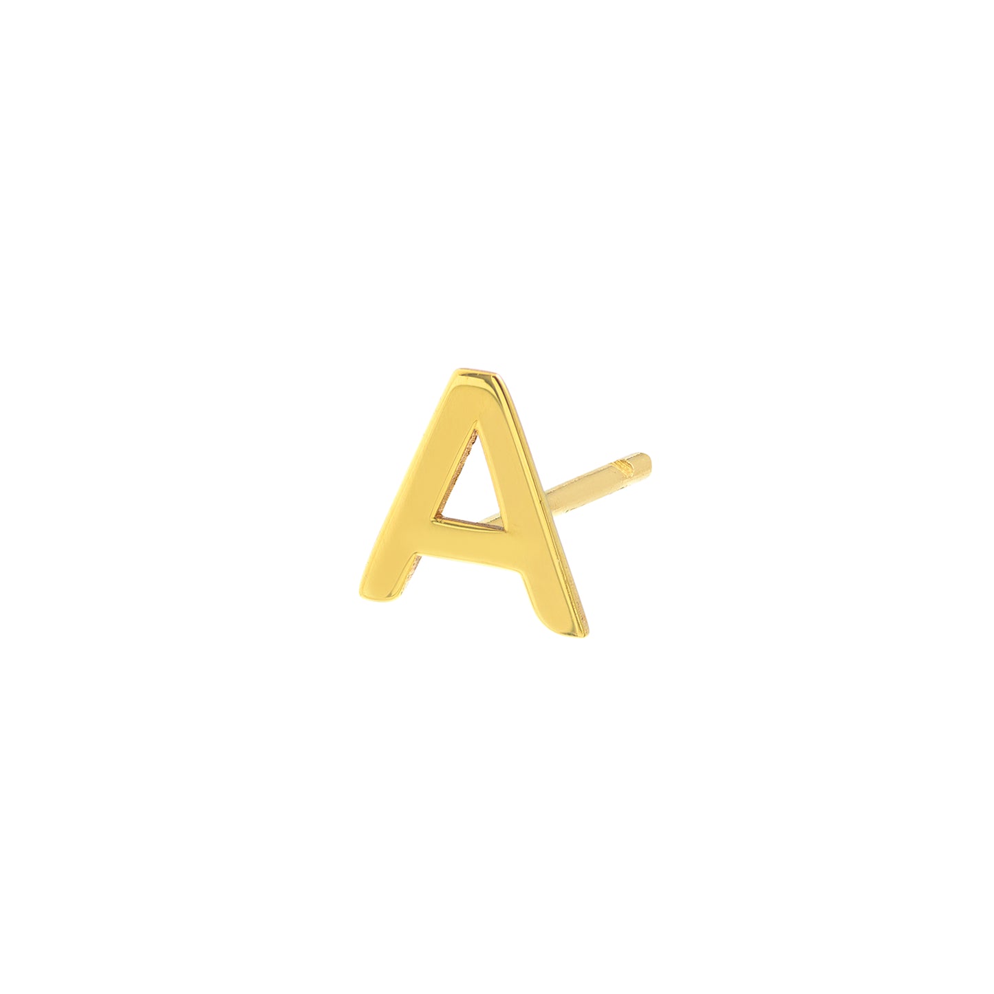 Initial Stud Earrings