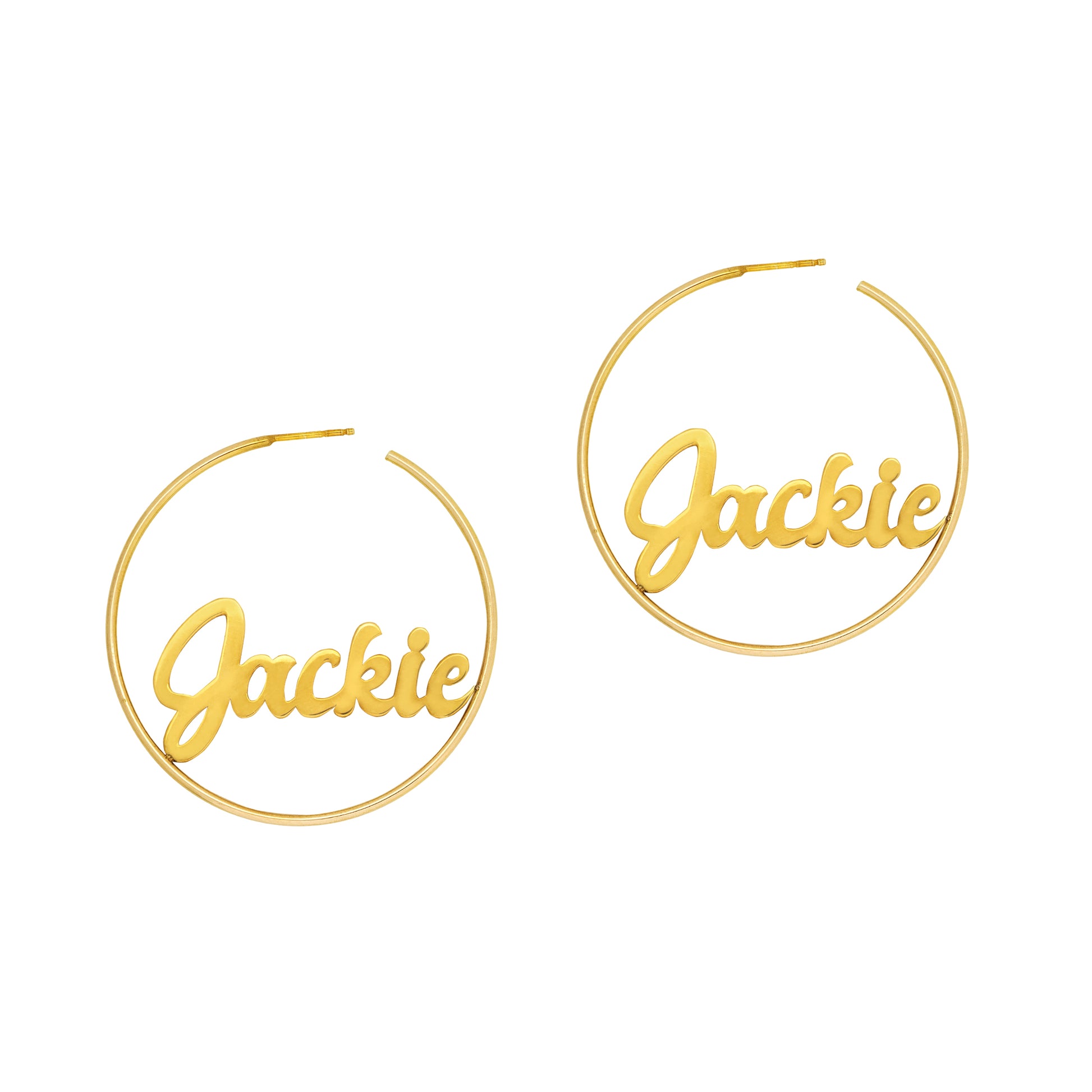 Name Script Letter Medium Hoops