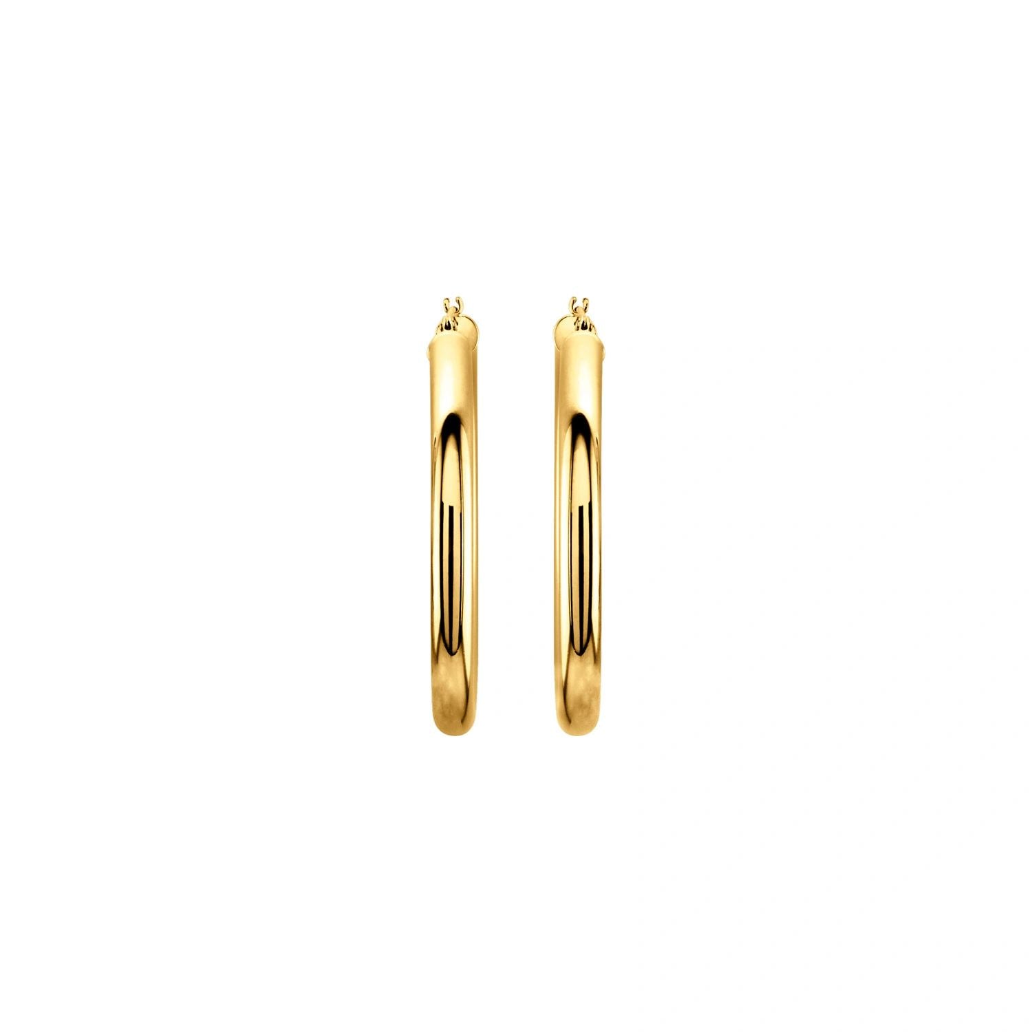 4MM Gold Tube Hoops