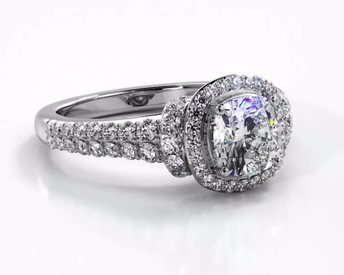 Cloud Nine Gold and Diamonds Engagement Ring