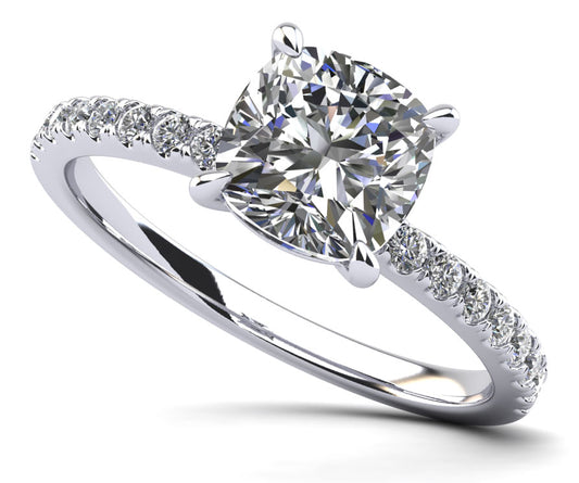 Passionate Solitaire Diamond Engagement Ring