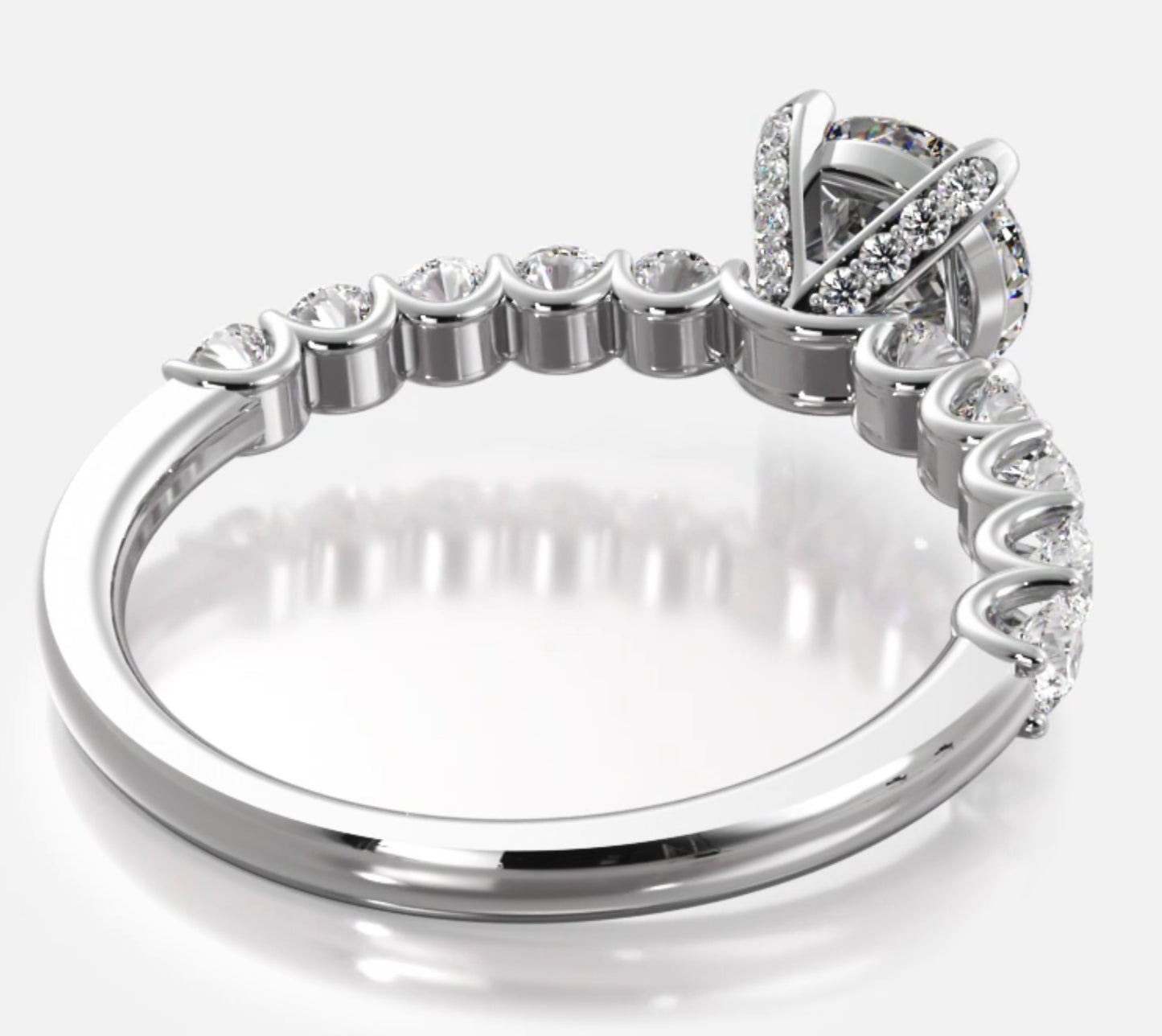 Sparkle Brilliant Round Diamond Engagement Ring